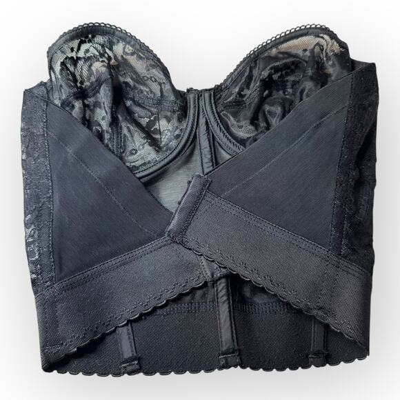 Vintage Black Corset 34D - Picture 6 of 10